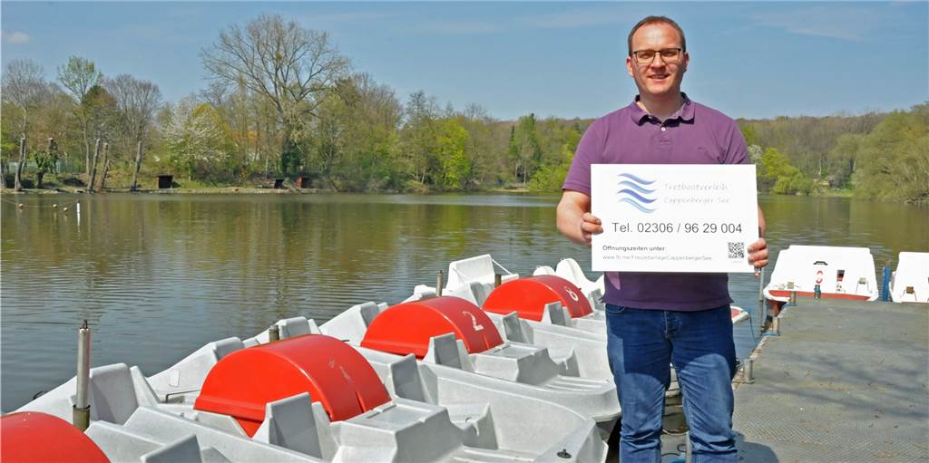 Late-Night-Schippern für Verliebte: Neuer Pächter der Lüner Tretboot-Flotte hat Pläne Late-Night-Schippern für Verliebte: Neuer Pächter der Lüner Tretboot-Flotte hat Pläne