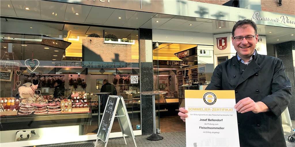 Metzgermeister aus Dorsten wirbt als Fleischsommelier für den richtigen Genuss Metzgermeister aus Dorsten wirbt als Fleischsommelier für den richtigen Genuss