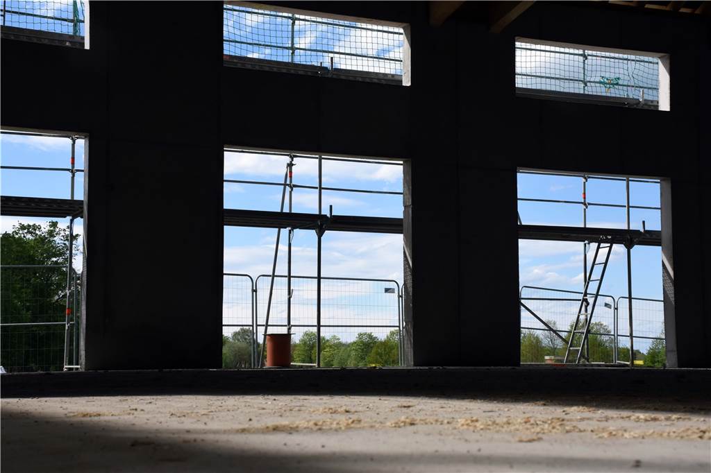 Blick ins Dorfgemeinschaftshaus Capelle- So weit sind die Arbeiten vorangeschritten Blick ins Dorfgemeinschaftshaus Capelle- So weit sind die Arbeiten vorangeschritten