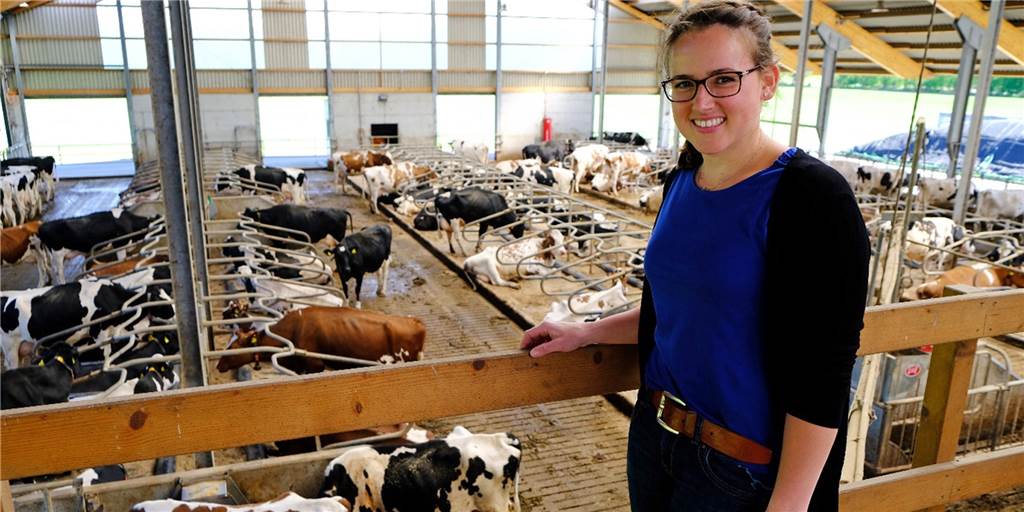Bettina Hueske (27) ist im Einsatz für den Dialog zwischen Landwirtschaft und Verbraucher Bettina Hueske (27) ist im Einsatz für den Dialog zwischen Landwirtschaft und Verbraucher