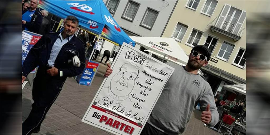 Ist diese Karikatur eine Beleidigung? Dorstener AfD-Chef zeigt „Die Partei“-Politiker an Ist diese Karikatur eine Beleidigung? Dorstener AfD-Chef zeigt „Die Partei“-Politiker an