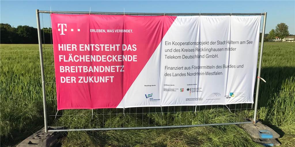 Auch die Randgebiete von Haltern bekommen jetzt schnelles Internet Auch die Randgebiete von Haltern bekommen jetzt schnelles Internet