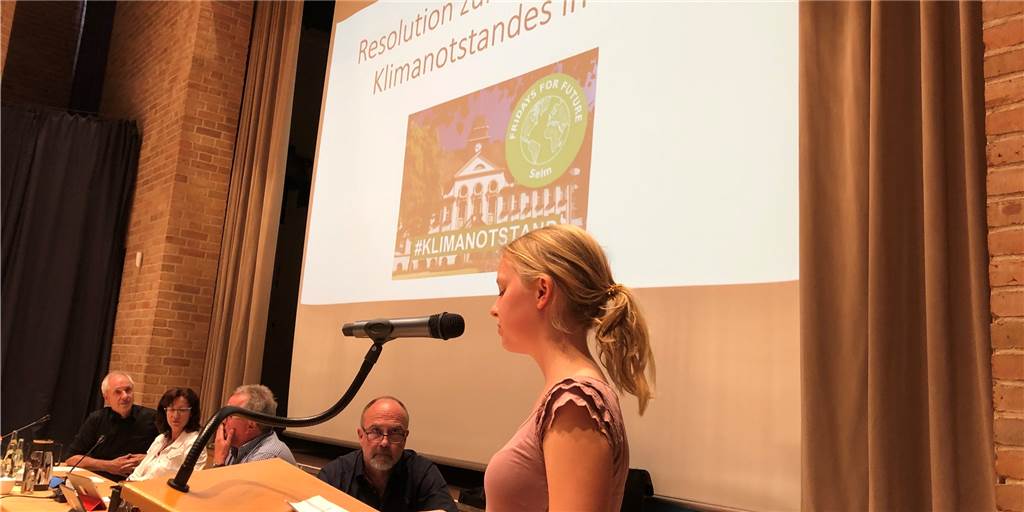 Nach Diskussion über Klimanotstand: Insa Behrens enttäuscht über Entscheidung der Politiker Nach Diskussion über Klimanotstand: Insa Behrens enttäuscht über Entscheidung der Politiker