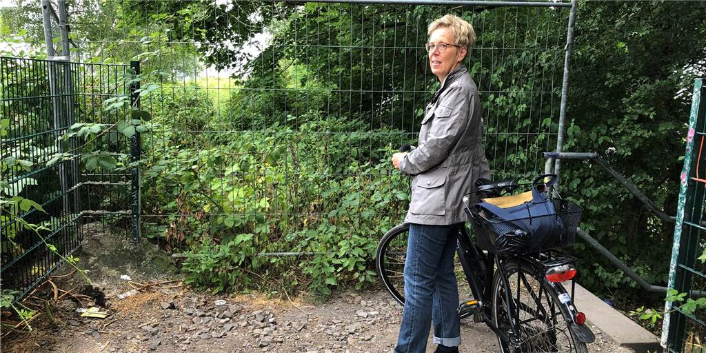 Kurios: Ein Radweg, der die Innenstadt mit Hörde verbinden könnte, endet im Nirgendwo