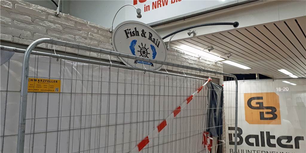 Imbiss-Buden im Dortmunder Hauptbahnhof fallen dem Umbau zum Opfer