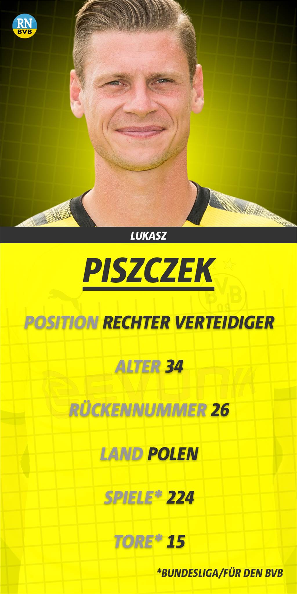 Lukasz Piszczek - Nicht mehr so temporeich wie früher, aber ungemein wichtig beim BVB Lukasz Piszczek - Nicht mehr so temporeich wie früher, aber ungemein wichtig beim BVB