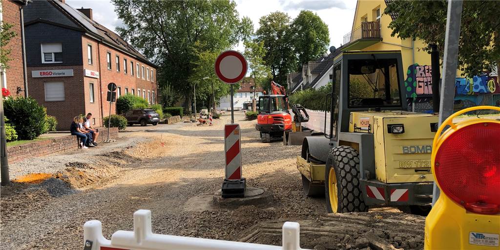 Rohre, Schotter und viele Hürden in der Wenemarstraße Rohre, Schotter und viele Hürden in der Wenemarstraße