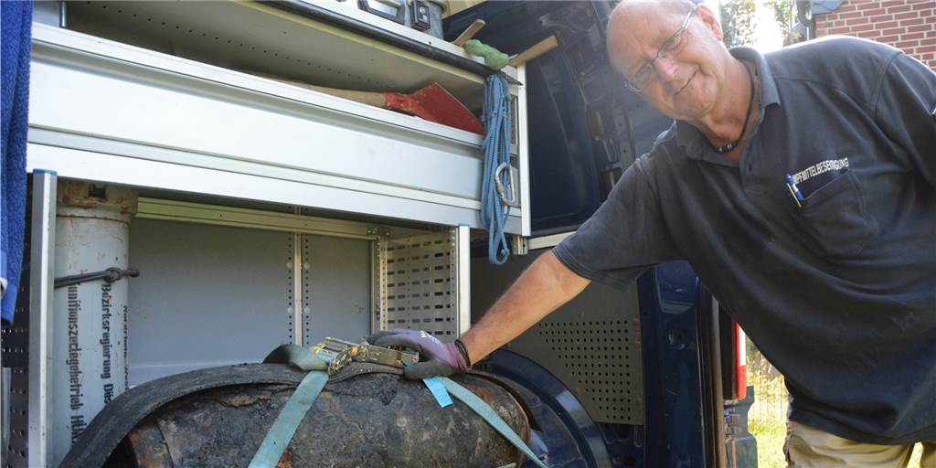 Kein Zünder mehr: 250-Kilo-Bombe in Alstätte ist keine Gefahr mehr Kein Zünder mehr: 250-Kilo-Bombe in Alstätte ist keine Gefahr mehr