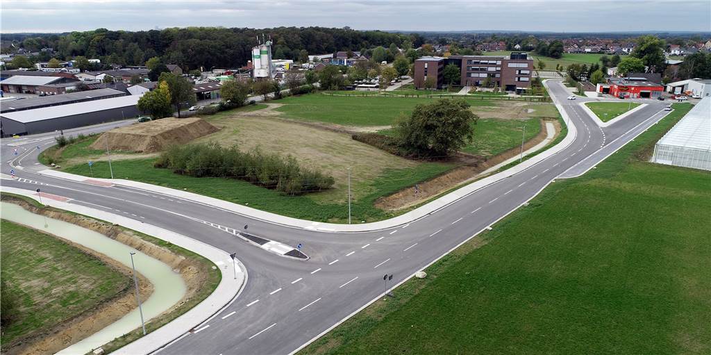 Drohnenbilder zeigen: Das hat sich bei der Verkehrsführung rund um Saria verändert