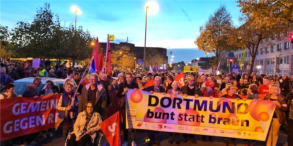 Hier wollen Nazi-Gegner und Rechtsextreme am Montag in Dortmund demonstrieren Hier wollen Nazi-Gegner und Rechtsextreme am Montag in Dortmund demonstrieren
