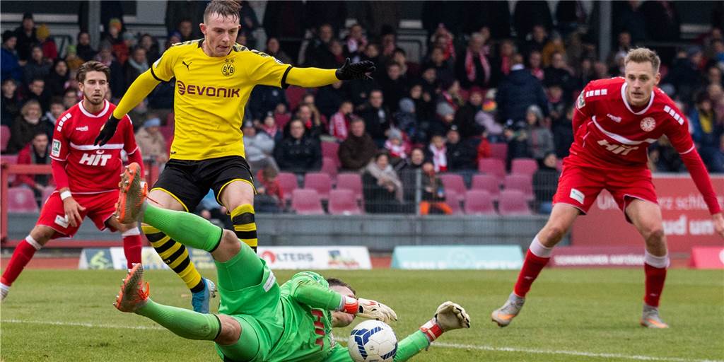 Nach fünf sieglosen Spielen: Befreiungsschlag für die U23 des BVB dank Kaastrups Doppelpack Nach fünf sieglosen Spielen: Befreiungsschlag für die U23 des BVB dank Kaastrups Doppelpack