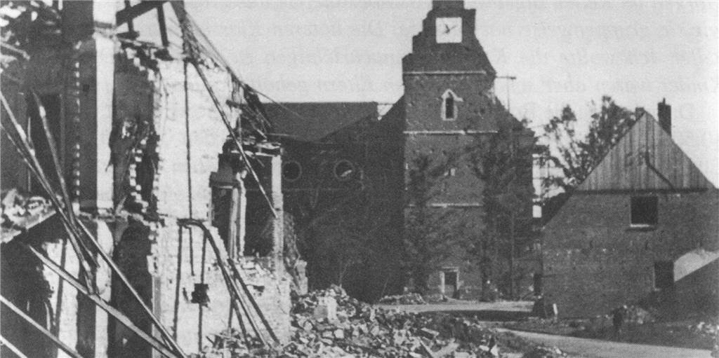 Als Alstätte im März 1945 durch den Bombenhagel der Royal Air Force zerstört wurde Als Alstätte im März 1945 durch den Bombenhagel der Royal Air Force zerstört wurde