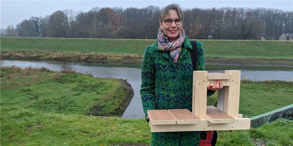 Hier entsteht eine digitale Freiluft-Bibliothek an der Lippe in Dorsten Hier entsteht eine digitale Freiluft-Bibliothek an der Lippe in Dorsten