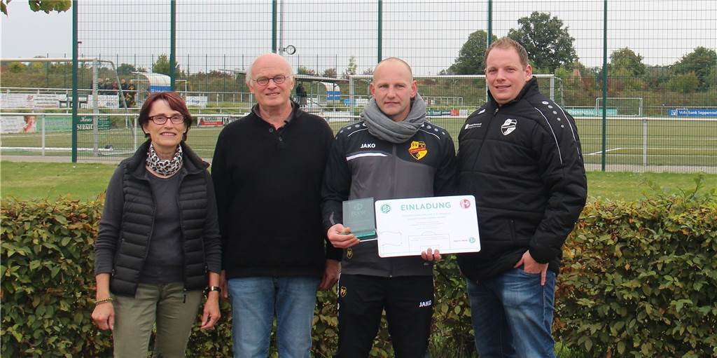 Torwart aus Haltern erhält Fair-Play-Urkunde vom DFB Torwart aus Haltern erhält Fair-Play-Urkunde vom DFB