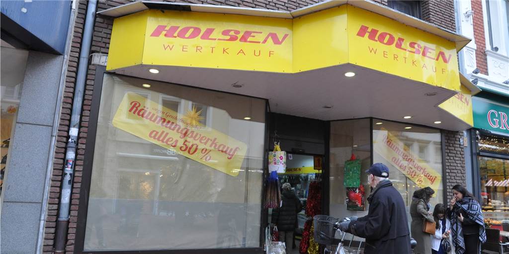 14 Jahre war das Geschäft "Holsen Wertkauf" in Lünen an der Lange Straße.