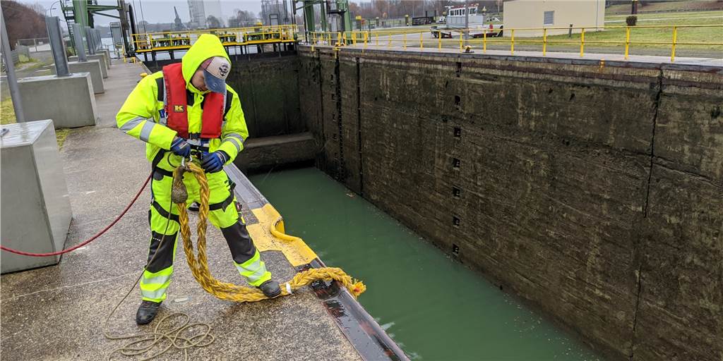 Festmacher an der Schleuse in Dorsten werden noch Jahre gebraucht Festmacher an der Schleuse in Dorsten werden noch Jahre gebraucht