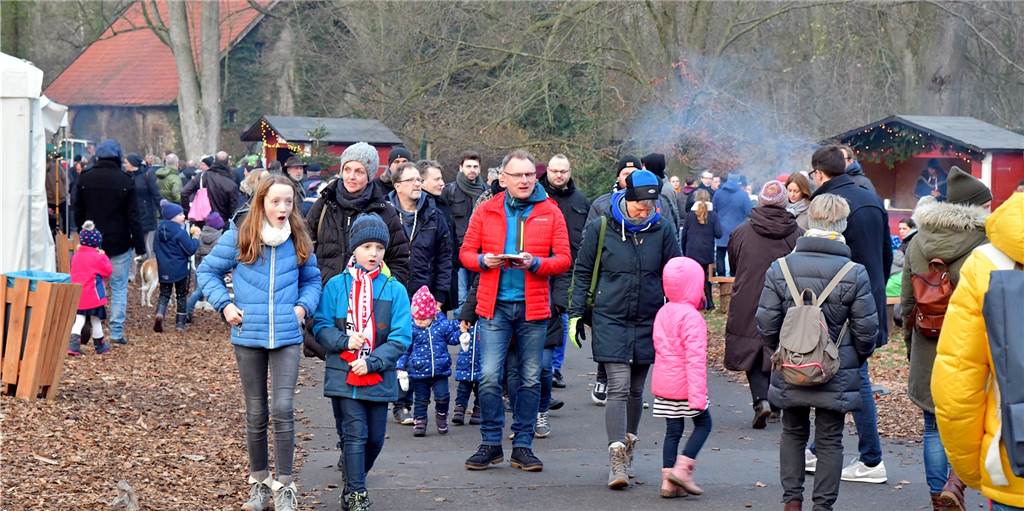 Fotostrecke: So war der Sonntag auf dem Weihnachtsmarkt am Schloss Cappenberg