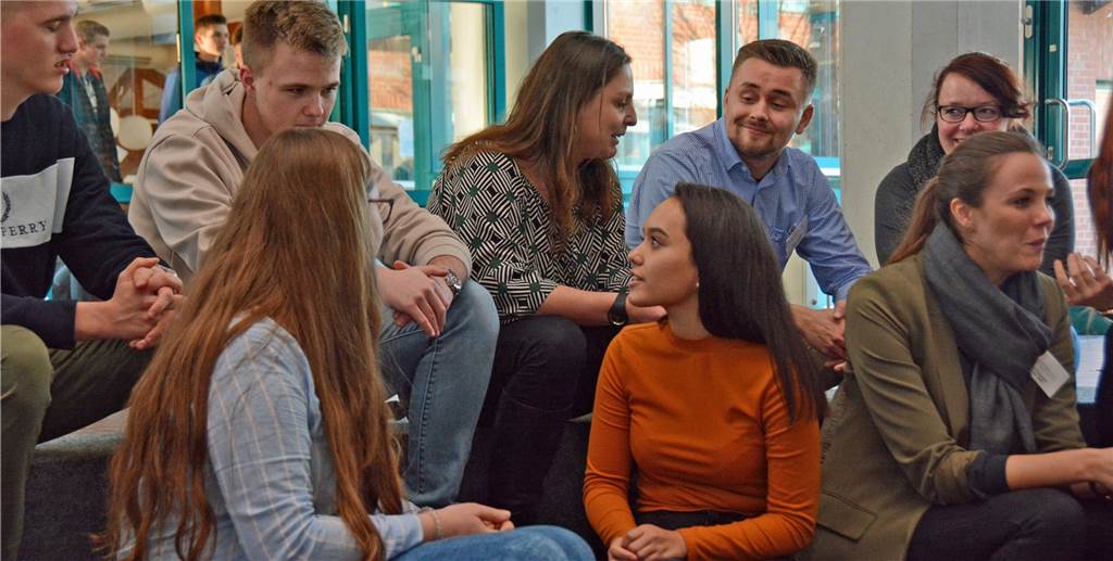Berufsberatung auf Augenhöhe - Gesamtschüler in Olfen wollen es wissen