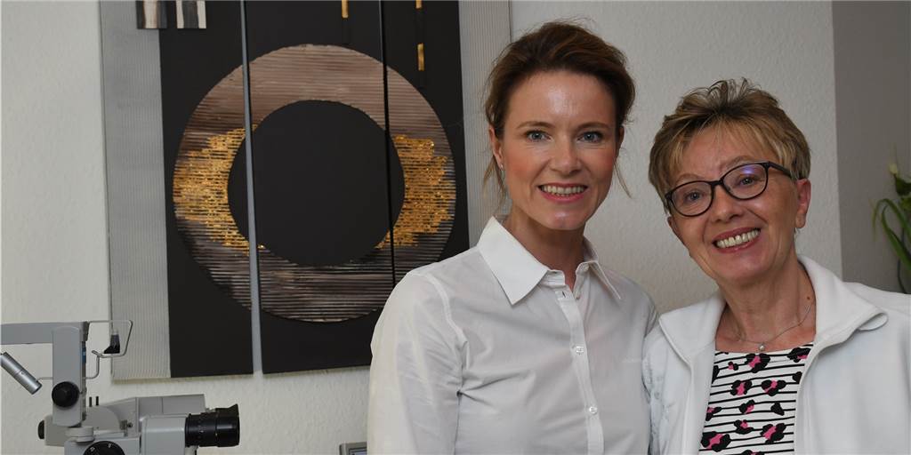 Generationswechsel in der Augenarztpraxis: Yvonne Patrij übergibt an Henriette Osterholt Generationswechsel in der Augenarztpraxis: Yvonne Patrij übergibt an Henriette Osterholt