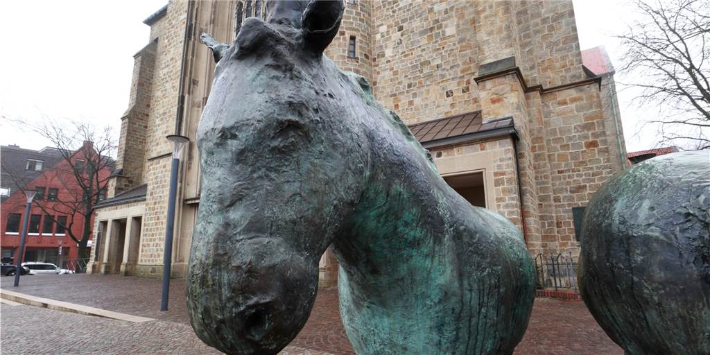 Kunstankauf: Bronzepferde sollen für „hohen fünfstelligen Betrag“ in Stadtlohn bleiben Kunstankauf: Bronzepferde sollen für „hohen fünfstelligen Betrag“ in Stadtlohn bleiben