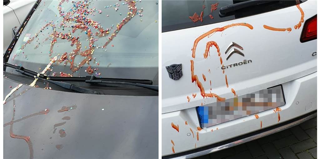 Opfer verzeiht Tätern nach Ketchup-, Konfetti- und Eier-Attacke auf zwei Autos in Vreden Die Autos von Marco und Enrico Terbrack wurden am Wochenende mit Ketchup, Mayo, Eiern und Konfetti verunstaltet.