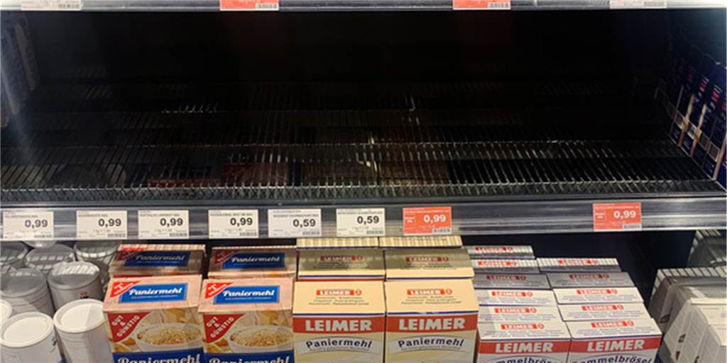 Hamsterkäufe erreichen in Dortmund nächste Stufe - Supermärkte rationieren schärfer Viele Produkte werden in den Supermärkten nun rationiert.