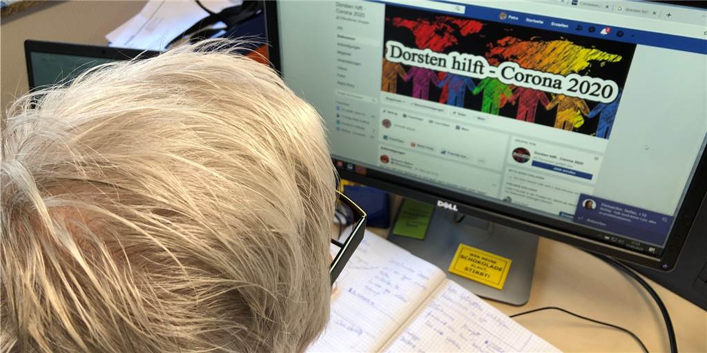 Die Dorstener stehen zusammen und organisieren Hilfe in der schwierigen Zeit der Pandemie Facebook-Seite "Dorsten hilft - Corona 2020"