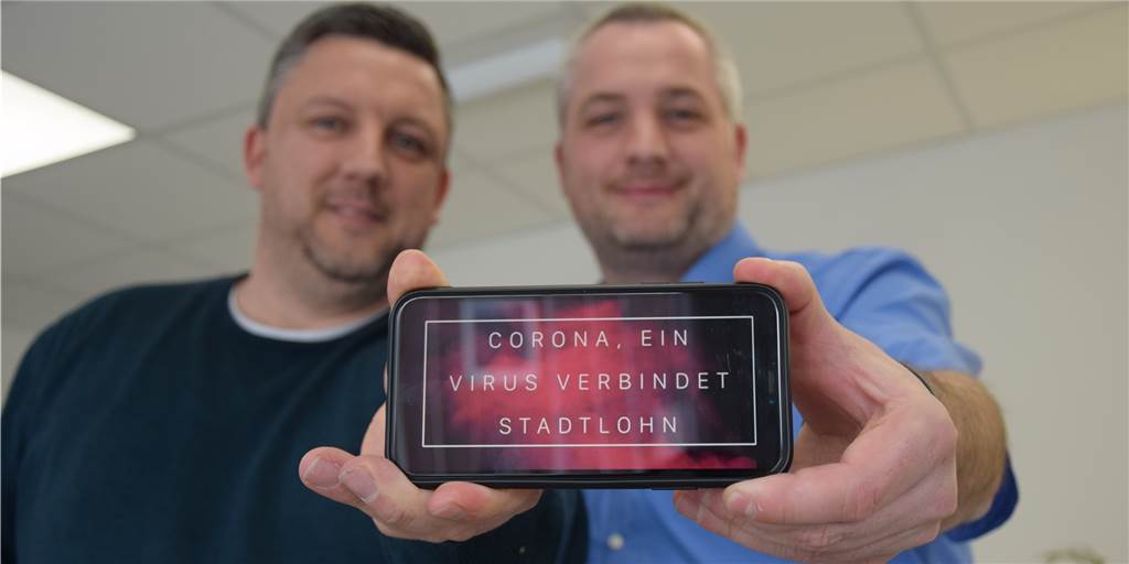 „Jung und Alt - Zusammenhalt“: Mehrere Hundert Stadtlohner bieten Hilfe in Corona-Zeiten an Maik (l.) und Thomas Veldscholten haben die Facebook-Gruppe "Corona Hilfe Stadtlohn" ins Leben gerufen.