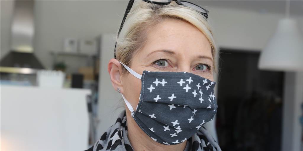 Sabine Gedamke-Kestings Angebot, Behelfsmundschutze auf Bestellung zu nähen, kam gut an - fast schon zu gut.