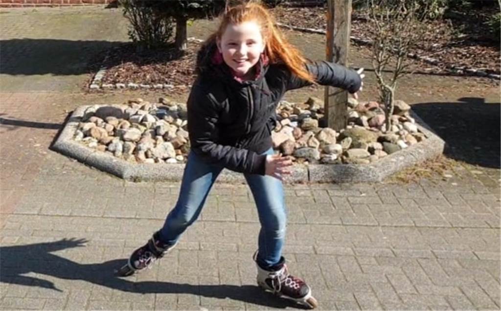 Corona-Krise macht Inlineskating (wieder) zur Trendsportart Die 10-jährige Stadtlohnerin Romy Kerkeling dreht aktuell bei jeder Gelegenheit Runden auf den Inlineskates.