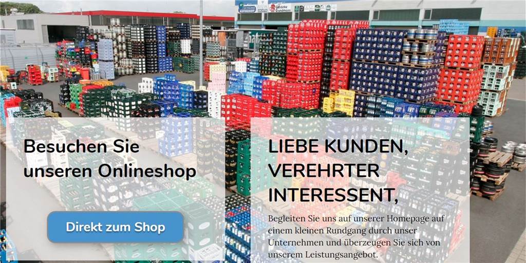 Großhändler B&G Getränke reagiert mit Online-Shop auf die Corona-Krise B&G Getränkeaus Werne reagiert mit einem neuen Online-Shop auf die Corona-Krise.