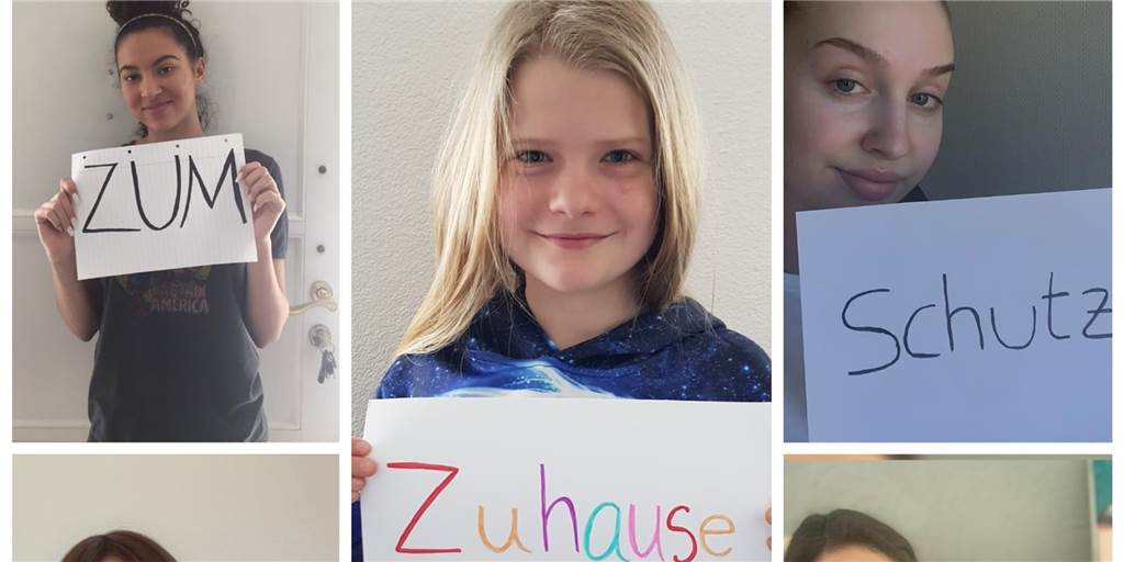 Aktion „Wir bleiben verbunden“ schweißt Lehrer und Schüler zusammen Eine Schülercollage des Berufskollegs in Castrop-Rauxel (BKCR)