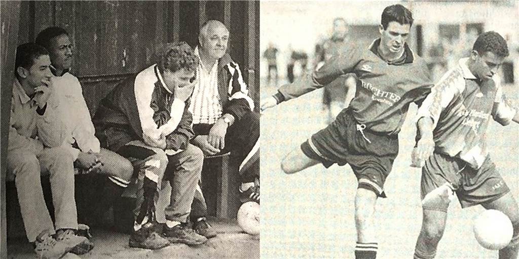 Im Jahr 2000: Der SuS Merklinde feiert einen Derbysieg in letzter Minute Im Jahr 2000 stand der SuS Merklinde nach 22 Spieltagen an der Tabellenspitze. Der SuS war damit das Aushängeschild des Castrop-Rauxeler Fußballs.
