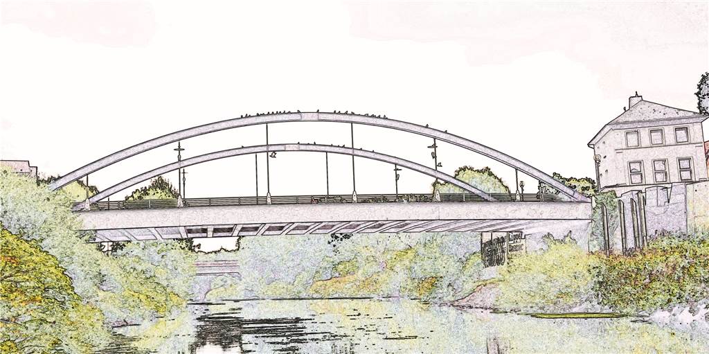 Lieber aushelfen im Krankenhaus als meditieren auf der Lippebrücke Die Lippebrücke an der Langen Straße war am Samstag Schauplatz einer merkwürdigen Demonstration.
