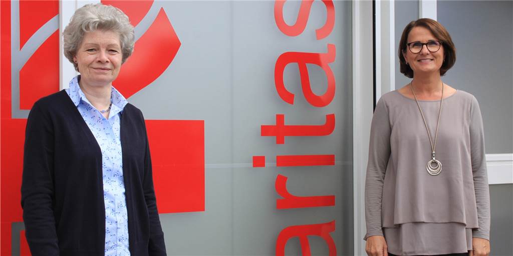 Verena Cornelius geht in den Ruhestand. Maria Dahms tritt ihre Nachfolge als Leiterin des ambulanten Hospizdienstes der Caritas in Haltern an.