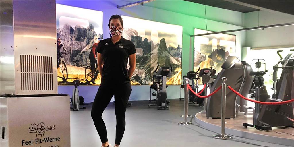 Im Feel Fit kehrt wieder Trainingsalltag ein - aber mit Einschränkungen Im Feel Fit in Werne herrscht in einige Bereichen Maskenpflicht.