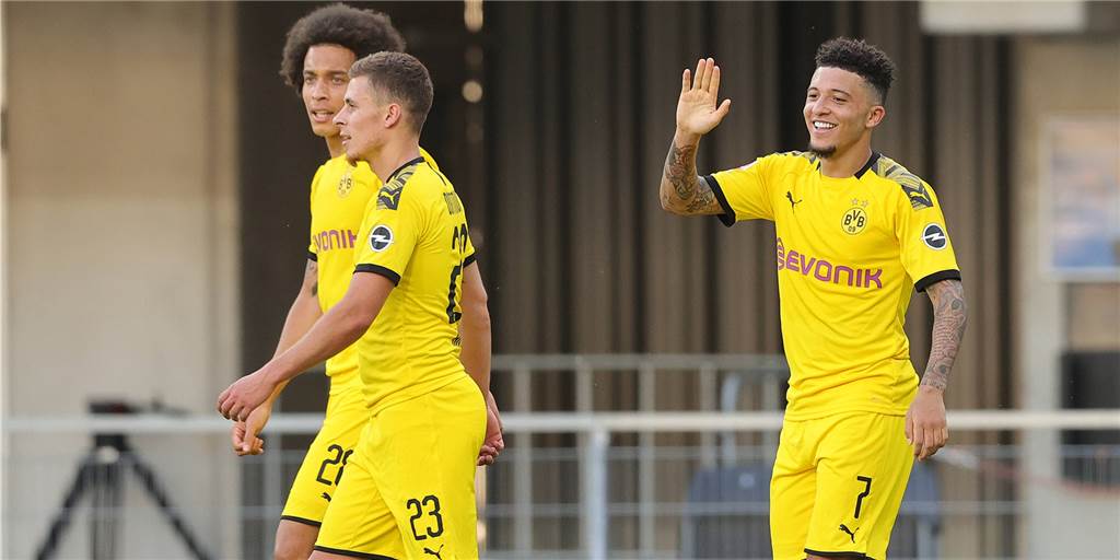Sancho kontert Havertz - BVB-Torrekord kann schon gegen Hertha fallen Sancho kontert Havertz - BVB-Torrekord kann schon gegen Hertha fallen
