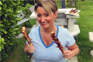 Für sommerliche Grillabende: Angies Brotfackeln mit Bacon