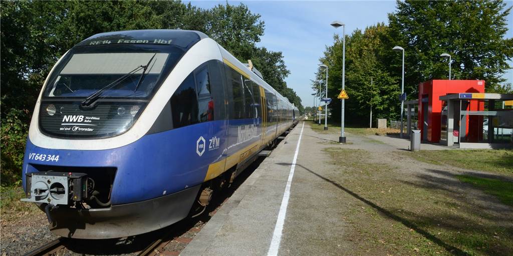 Bis 2026 könnte es was werden mit dem Umbau des Bahnhofs Deuten Bahnhof Deuten