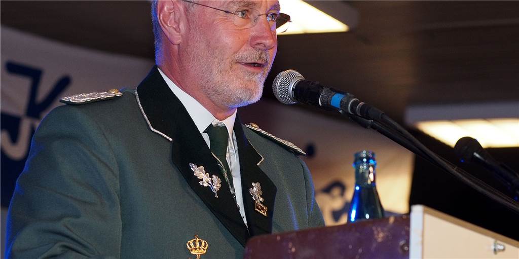 Gildepräsident Axel Schmäing spricht offen über die Sorgen und Probleme der Schützen.  