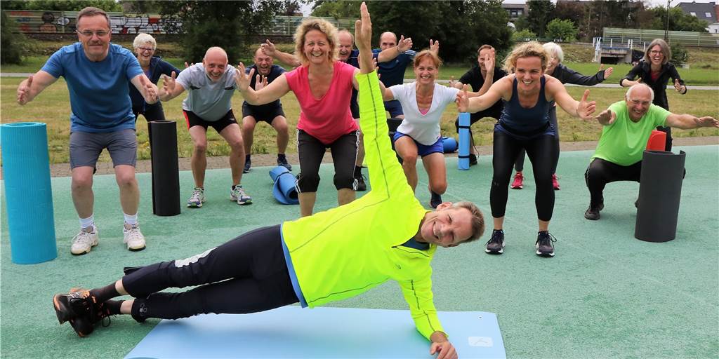 Sport im Park: Drei Halterner Vereine machen beim Kreissportbund-Projekt mit Der Skiklub Haltern trifft sich regelmäßig zur sportlichen Betätigung im Westuferpark.
