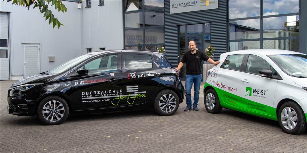 Grün und günstig: E-Carsharing gibt es jetzt auch in Stadtlohn Carsharing in Stadtlohn: Alexander Tübing bringt mit stattVerbrenner E-Mobilität nach Stadtlohn.