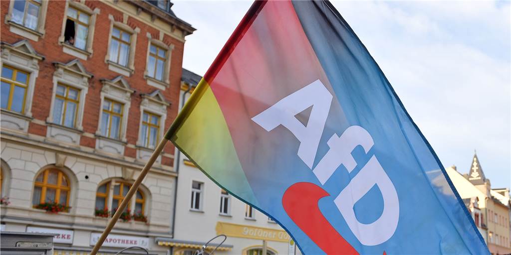 Dieses Foto entstand in Sachsen. Auch im Kreis Unna und in Lünen wollen sich Menschen AfD auf ihre Fahnen schreiben - und auf die Wahlzettel am 13. September. 