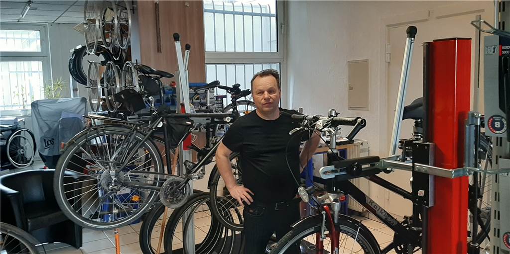 „Hier ist die Hölle los!“ - Corona-Boom bei Dortmunds Fahrradhändlern Thomas Brechtmann in seinem Geschäft "Rund ums Rad". Der Dortmunder Fahrradhändler freut sich über 30 Prozent mehr Umsatz.