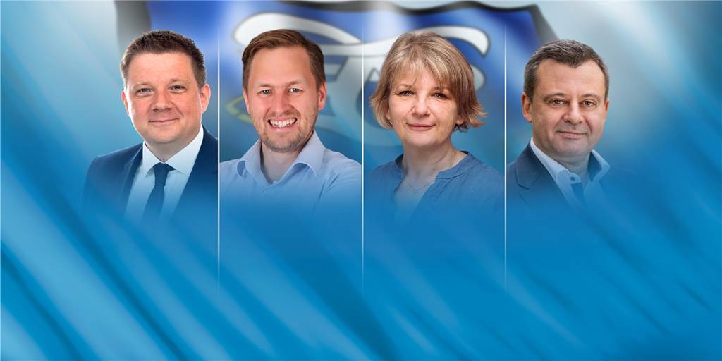 Halterner Zeitung holt die Bürgermeister-Kandidaten aufs Podium Sie bewerben sich um das Bürgermeister-Amt: Andreas Stegemann, Torsten Dederichs, Beate Pliete und Eugen Ulanowski.