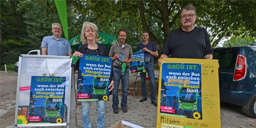 Die Grünen aus dem Stadtbezirk Mengede und aus Castrop-Rauxel fordern eine neue Busverbindung zwischen Westerfilde und Castrop-Rauxel. 