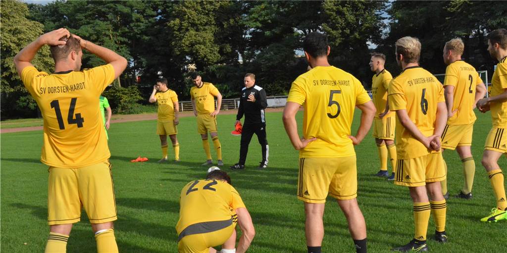 Corona-Fall beim SV Dorsten-Hardt Training beim SV Dorsten-Hardt