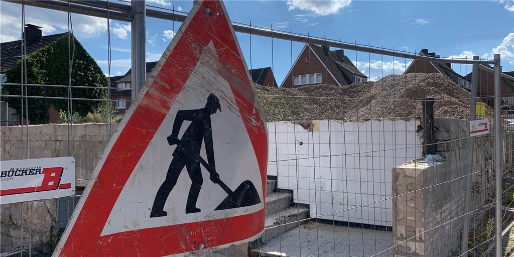 Der Bau am ehemaligen Haus Westermann ist gestartet.