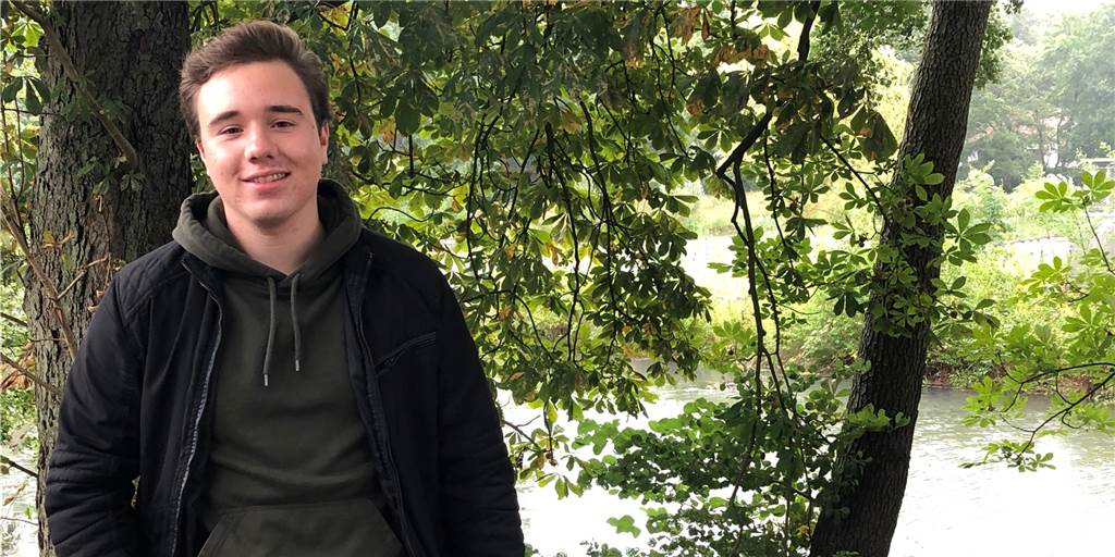 Paul Arndt (18) will als einer der jüngsten Kandidaten in den Rat Treffen in der Stadtmühlenbucht: Paul Arndt engagiert sich auf politischer Ebene für seine Heimatstadt Haltern.