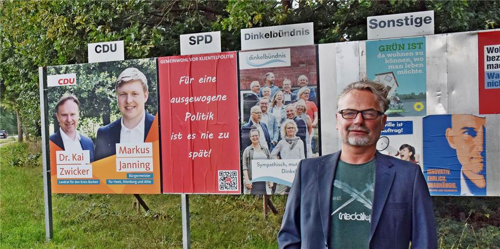 Gut oder schlecht? Was ein Experte von den Heeker Wahlplakaten hält